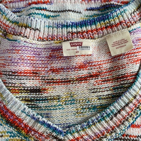 Levi’s Austin Sweater Long Sleeve V Neck Size XS - Picture 5 of 6